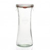 New: 6 WECK Glass Jars 700 ml Coil® with Glass Lid and Gasket (Clips Not Included)