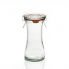 New: 6 WECK Glass Jars Coil 110 ml, with glass lid and 40 mm diameter gasket (clips not included)
