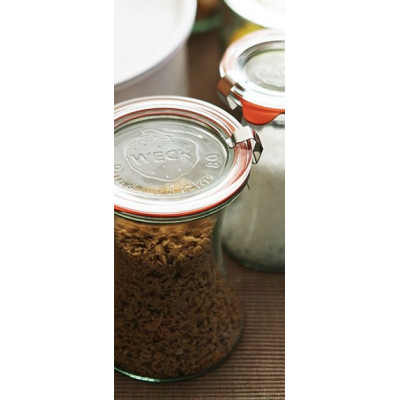 6 Jars Coils 370 ml, diameter 80 mm with lids and gaskets