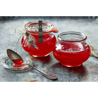 12 Weck Fêtes Glass Jars 220 ml