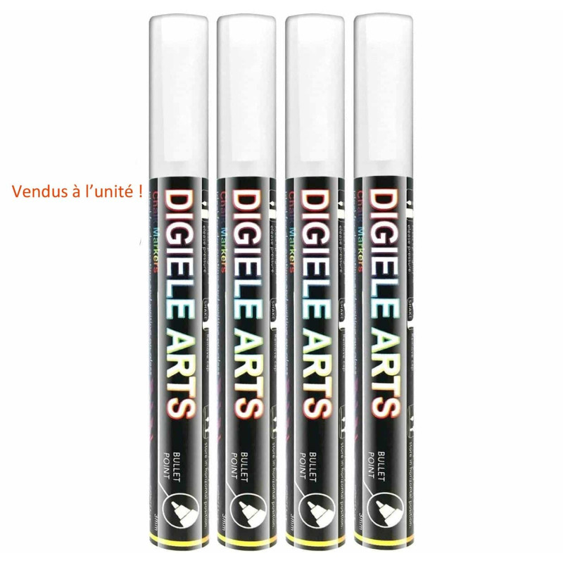 stylo feutre Marqueur Blanc pour écrire sur vos bocaux en verre