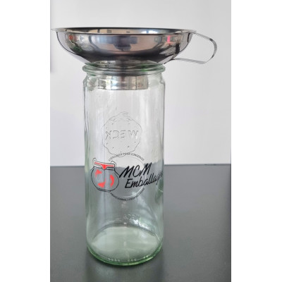 ENTONNOIR A BOCAUX EN INOX 15 CM / 5 CM