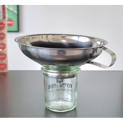 ENTONNOIR A BOCAUX EN INOX 15 CM / 5 CM