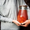 Bocaux en verre WECK corolle 1750ml Ø 100mm, couvercles et joints inclus