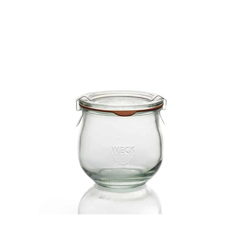 Bocaux en verre WECK corolle 1750ml Ø 100mm, couvercles et joints inclus