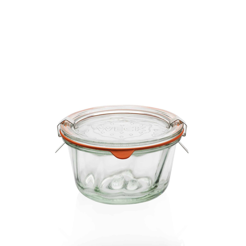 Bocaux en verre WECK kougelhopf 165 ml Ø 80mm, couvercles et joints inclus