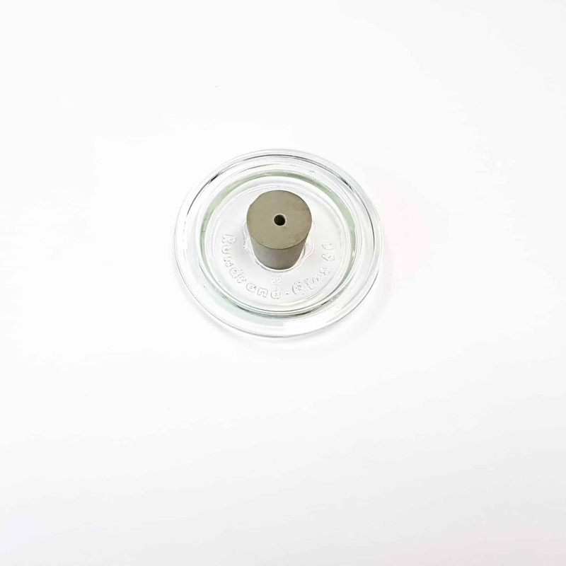 Couvercle percé WECK diamètre 100 mm pour sonde à coeur