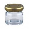 Bocaux en verre cilindrico 106 ml capsules a visser twist off 48 mm