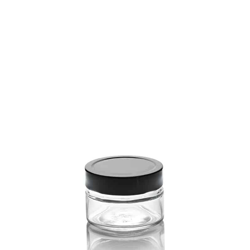 Bocaux en verre style ergo mio 106 ml capsules a visser twist off 70 mm deep