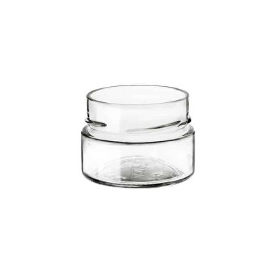 Bocaux en verre style ergo mio 106 ml capsules a visser twist off 70 mm deep