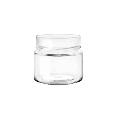 Bocaux en verre style ergo mio 106 ml capsules a visser twist off 70 mm deep