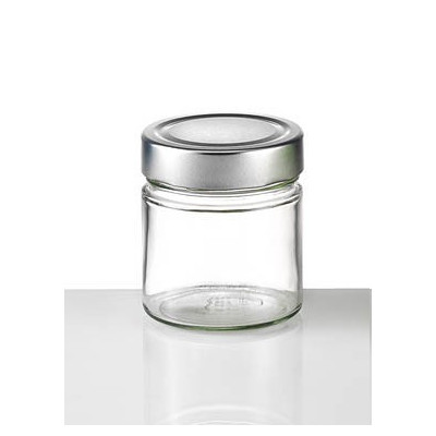 Bocaux en verre style ergo mio 106 ml capsules a visser twist off 70 mm deep