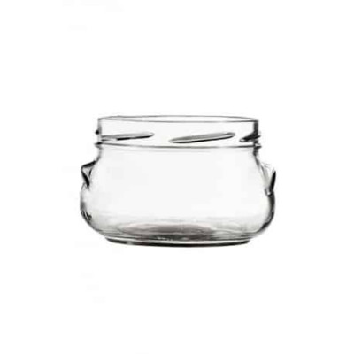 Glass jars porzione 120 ml Twist Off 70 mm - 290 ml - 82 mm