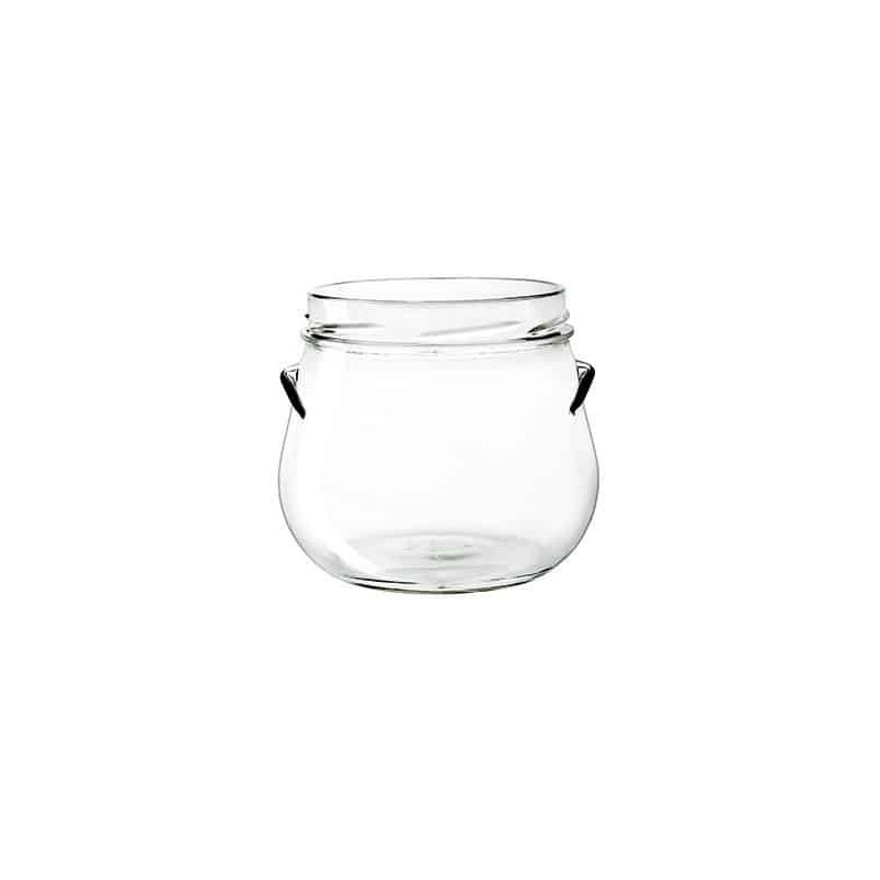 Glass jars porzione style 120 ml screw caps twist off 70 mm