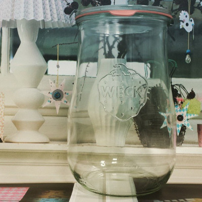 Bocaux en verre WECK corolle 1750ml Ø 100mm, couvercles et joints inclus