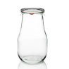 Bocaux en verre WECK corolle 1750ml Ø 100mm, couvercles et joints inclus