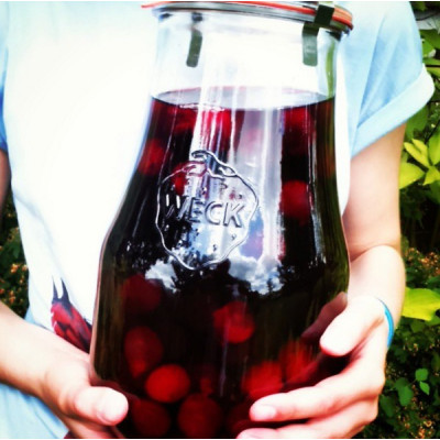 Bocaux en verre WECK corolle 1750ml Ø 100mm, couvercles et joints inclus