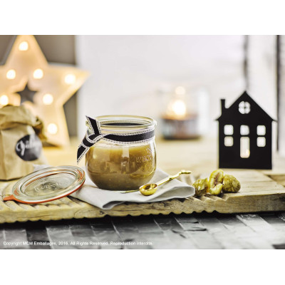 Bocaux en verre WECK corolle 1750ml Ø 100mm, couvercles et joints inclus