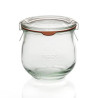 Bocaux en verre WECK corolle 1750ml Ø 100mm, couvercles et joints inclus
