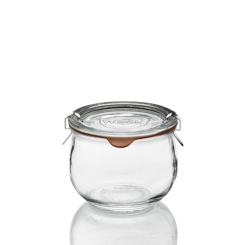 Bocaux en verre WECK corolle 1750ml Ø 100mm, couvercles et joints inclus