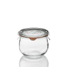 Bocaux en verre WECK corolle 1750ml Ø 100mm, couvercles et joints inclus
