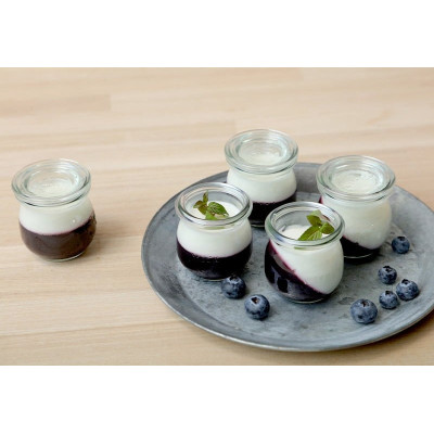 Bocaux en verre WECK corolle 1750ml Ø 100mm, couvercles et joints inclus