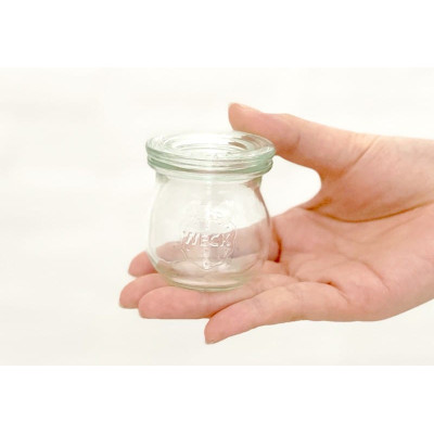 Bocaux en verre WECK corolle 1750ml Ø 100mm, couvercles et joints inclus