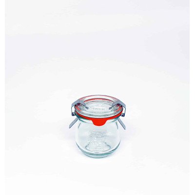 Bocaux en verre WECK corolle 1750ml Ø 100mm, couvercles et joints inclus