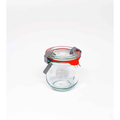 Bocaux en verre WECK corolle 1750ml Ø 100mm, couvercles et joints inclus