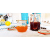 Bocaux en verre WECK corolle 1750ml Ø 100mm, couvercles et joints inclus