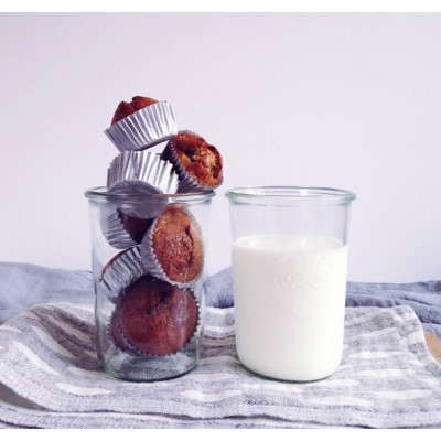 Bocaux en verre WECK Droit 1050 ml Ø 100mm, couvercles et joints inclus