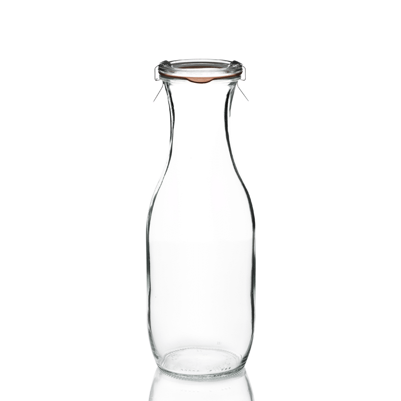 Bocaux en verre WECK flacon 1062 ml Ø 60mm, couvercles et joints inclus