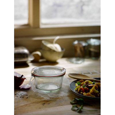Bocaux en verre WECK gourmet 290 ml Ø 100mm, couvercles et joints inclus
