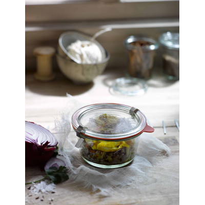 Bocaux en verre WECK gourmet 290 ml Ø 100mm, couvercles et joints inclus