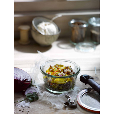 Bocaux en verre WECK gourmet 290 ml Ø 100mm, couvercles et joints inclus