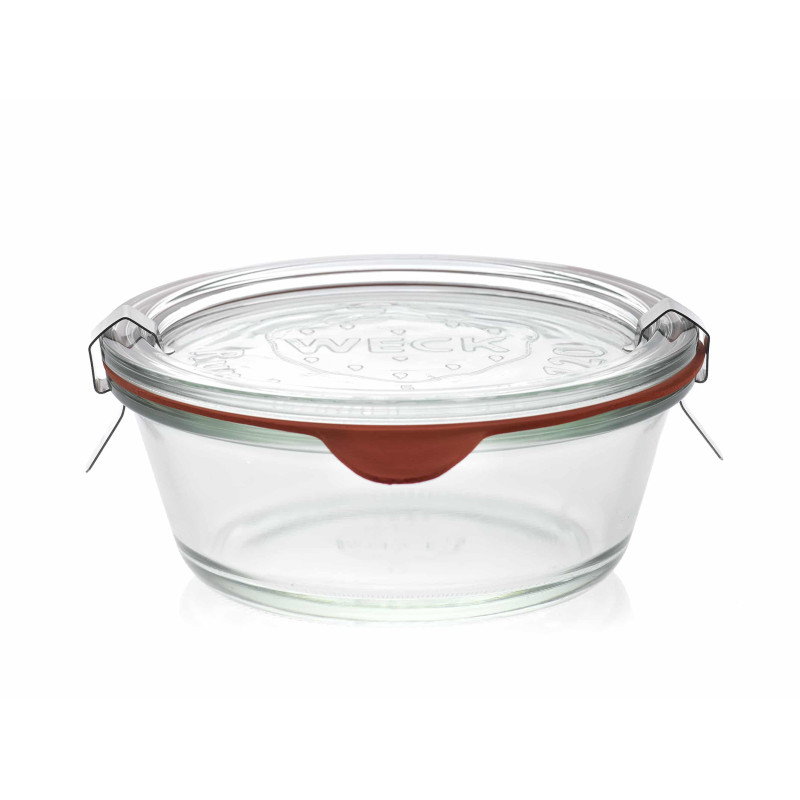Bocaux en verre WECK gourmet 290 ml Ø 100mm, couvercles et joints inclus