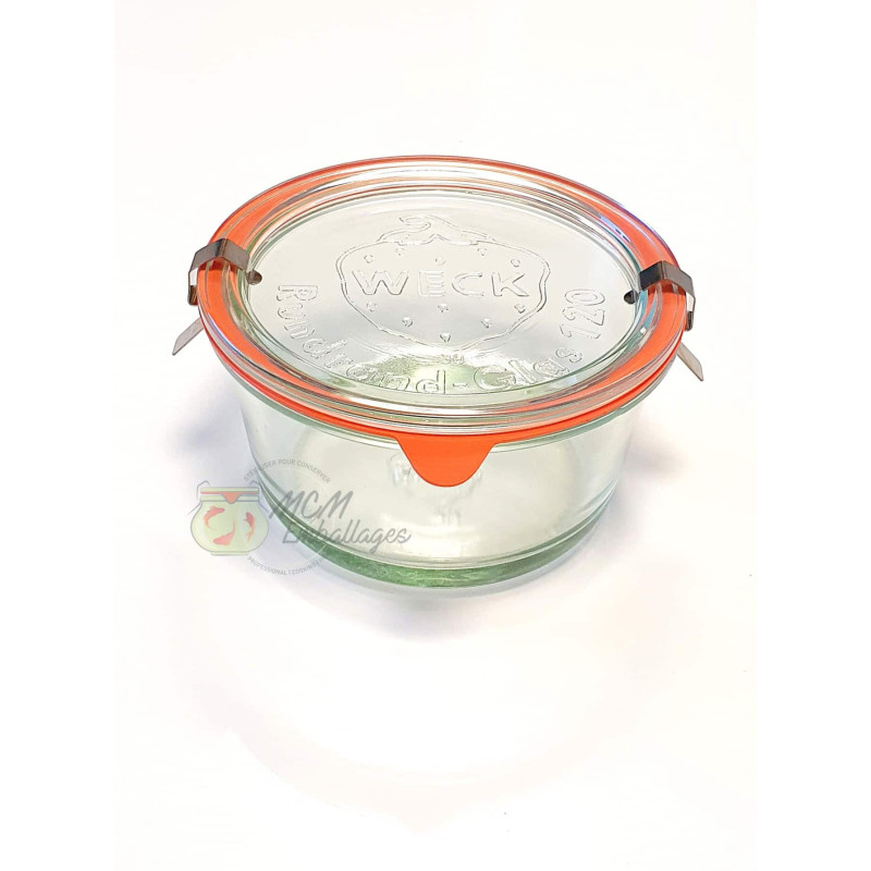 Bocaux en verre WECK gourmet 290 ml Ø 100mm, couvercles et joints inclus