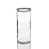 Bocaux en verre WECK tube 1040 ml Ø 80mm, couvercles et joints inclus