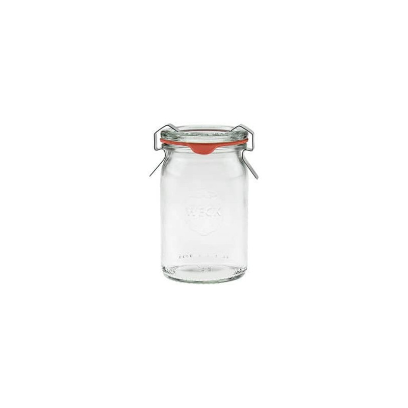 Bocaux en verre WECK tube 1040 ml Ø 80mm, couvercles et joints inclus