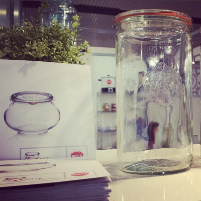 Bocaux en verre WECK tube 1040 ml Ø 80mm, couvercles et joints inclus