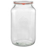 Bocaux en verre WECK tube 1040 ml Ø 80mm, couvercles et joints inclus