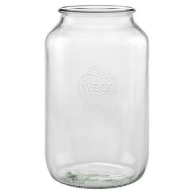 Bocaux en verre WECK tube 1040 ml Ø 80mm, couvercles et joints inclus