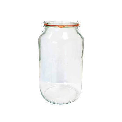 Bocaux en verre WECK tube 1040 ml Ø 80mm, couvercles et joints inclus