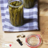 Bocaux en verre WECK tube 1040 ml Ø 80mm, couvercles et joints inclus