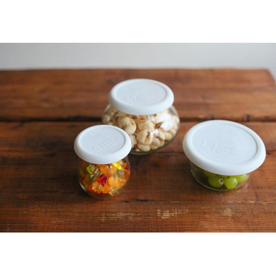 Bocaux en verre WECK corolle 1750 ml Ø 100mm, bocal nu