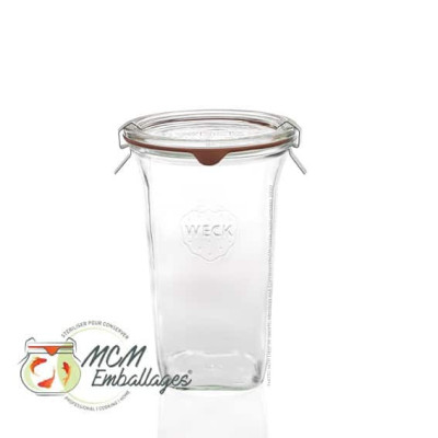 Bocaux en verre WECK quadro  - 790 ml - 100 mm
