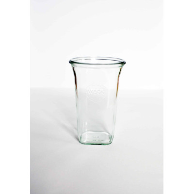 Bocaux en verre WECK quadro 290 ml Ø 100mm, couvercles et joints inclus