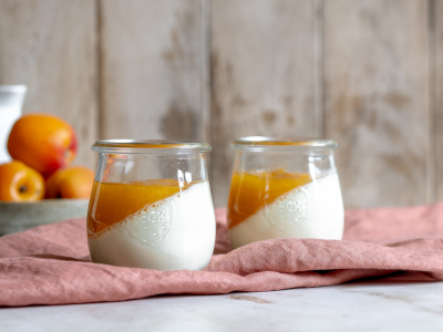 Recette d'été : Panna Cotta aux abricots en bocal Weck 