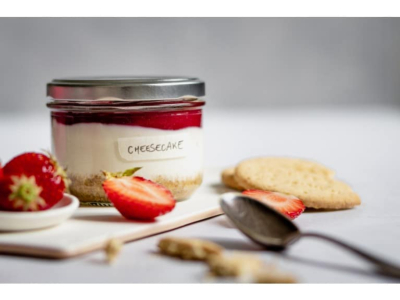 Cheesecake in a jar